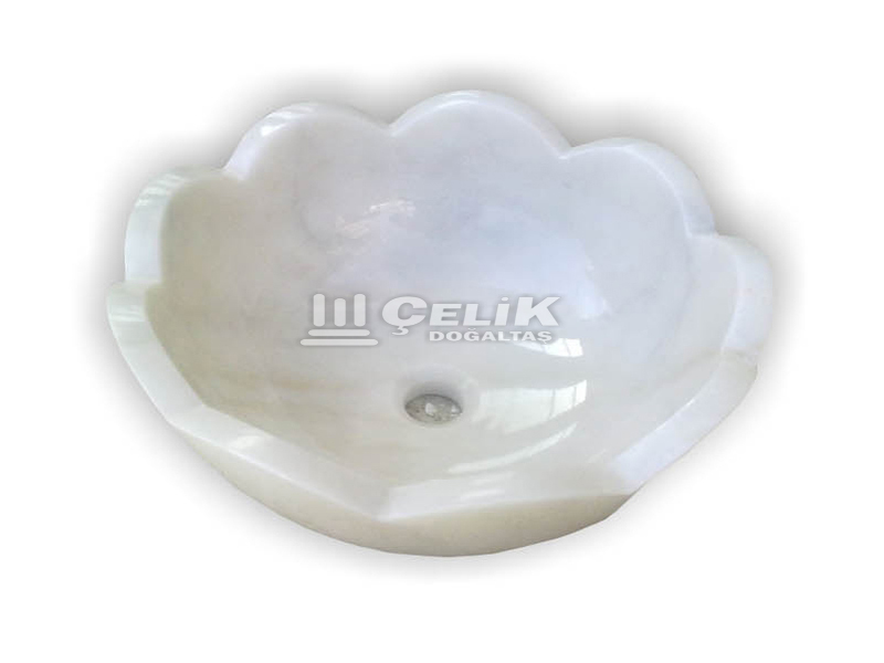 Round Marble Washbasin 01