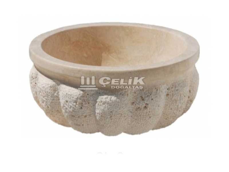 Round Marble Washbasin 03