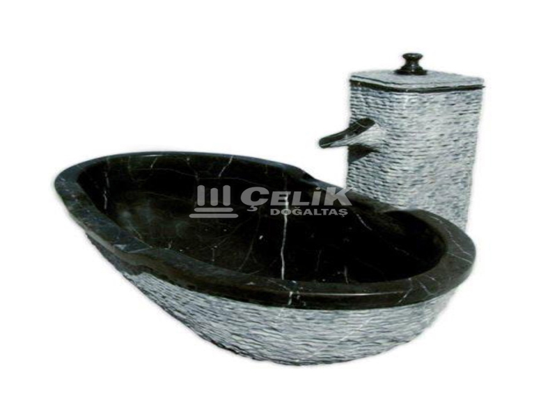 Round Marble Washbasin 36
